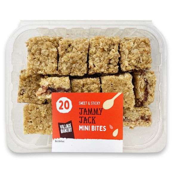 Village Bakery 20 Jammy Jack Mini Bites 320g